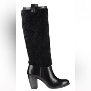 UGG Ava Exposed Fur boots